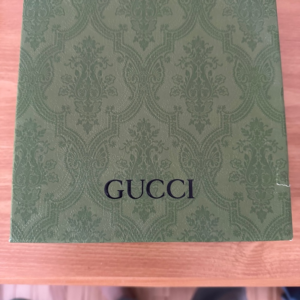 Gucci Olive Green Patterned Box
